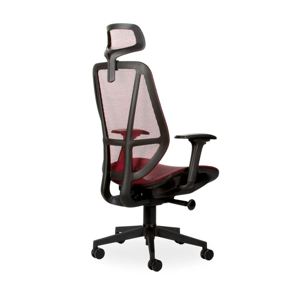 Crystal HB Red on Black - Back View.webp