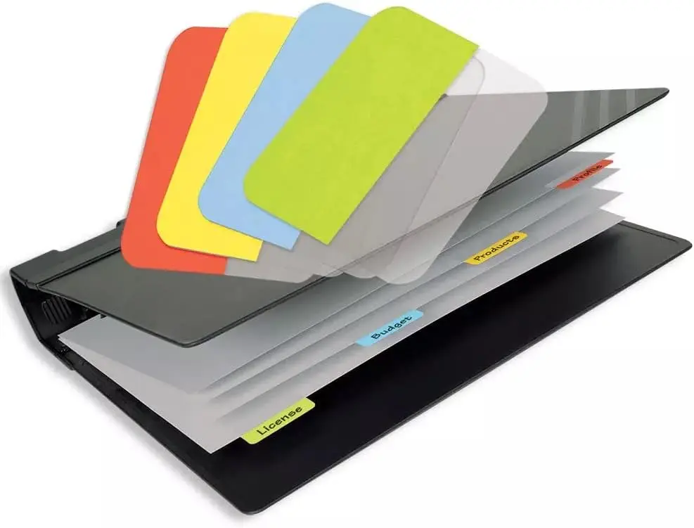 3L Filing Tabs Assorted 12x40mm