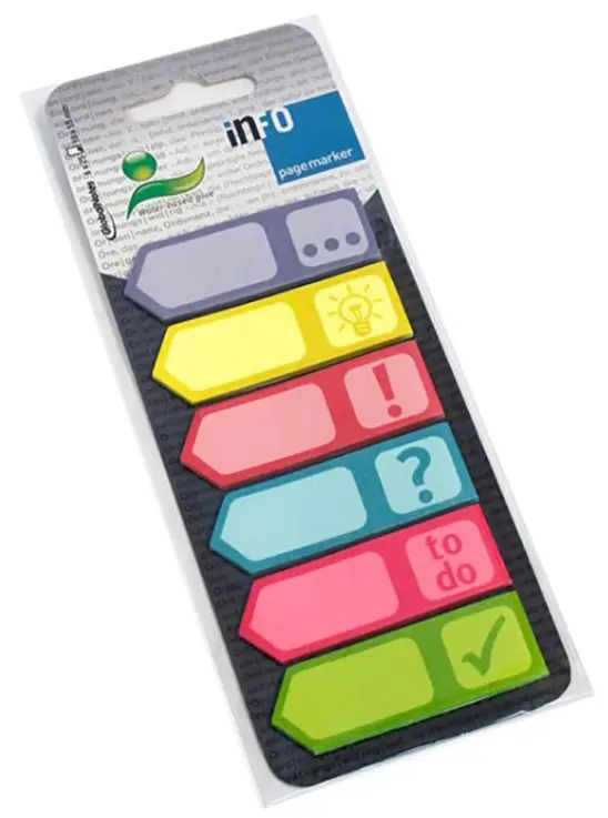 Info Note Page Marker 18x55mm