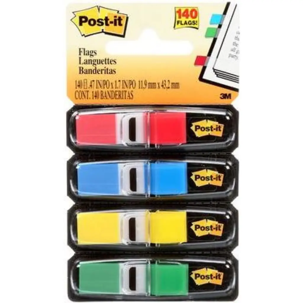 Post-It Mini Flags Standard Assorted