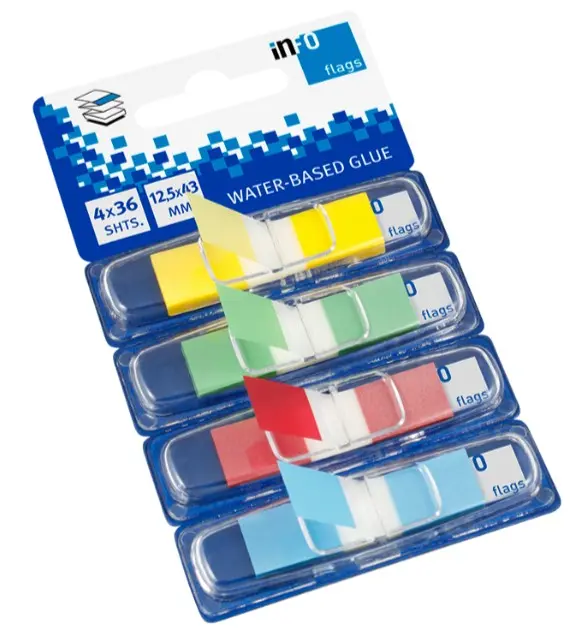 Info Note Pop-Up Flags 43x12mm 