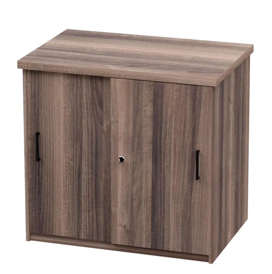 [FURN330-9060SDAWT] Sliding Door Credenza (900x600mm, American Walnut)