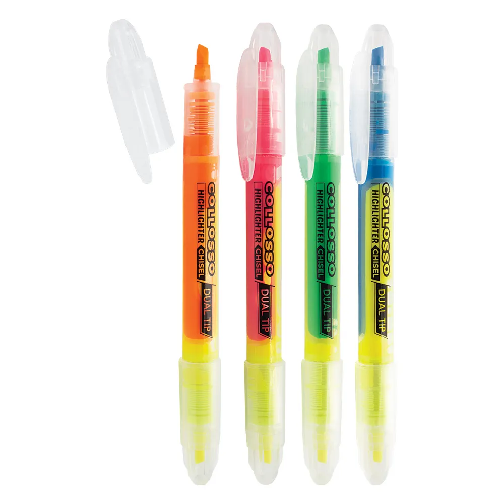  Collosso Highlighters - Slim Dual Tip