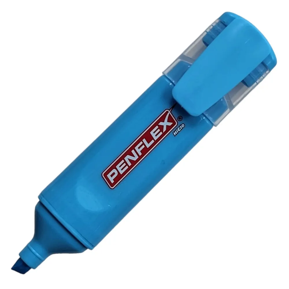 [HIGH002-819159] Penflex Higlo Highlighters (Blue)
