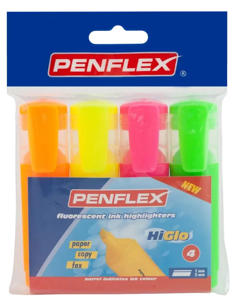 Penflex Higlo Highlighters - Wallets