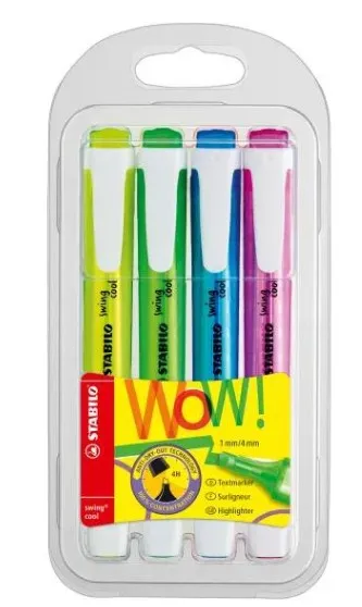 Stabilo Swing Cool Highlighters - Wallets