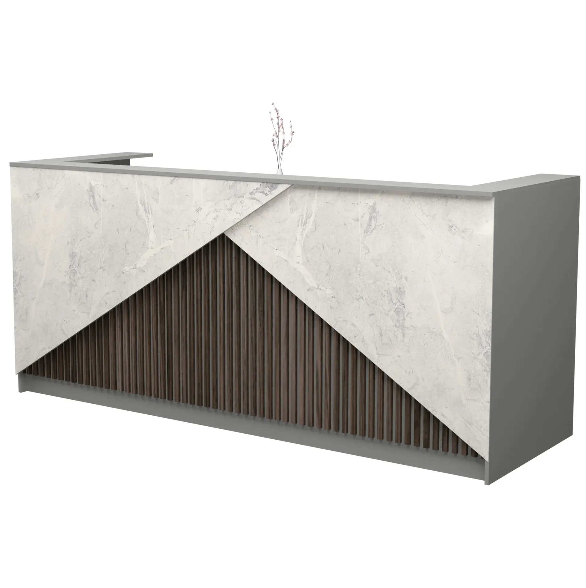 [FURN800-CELT/REC/18080AWT] Celtic Reception (1800x800mm, American Walnut)