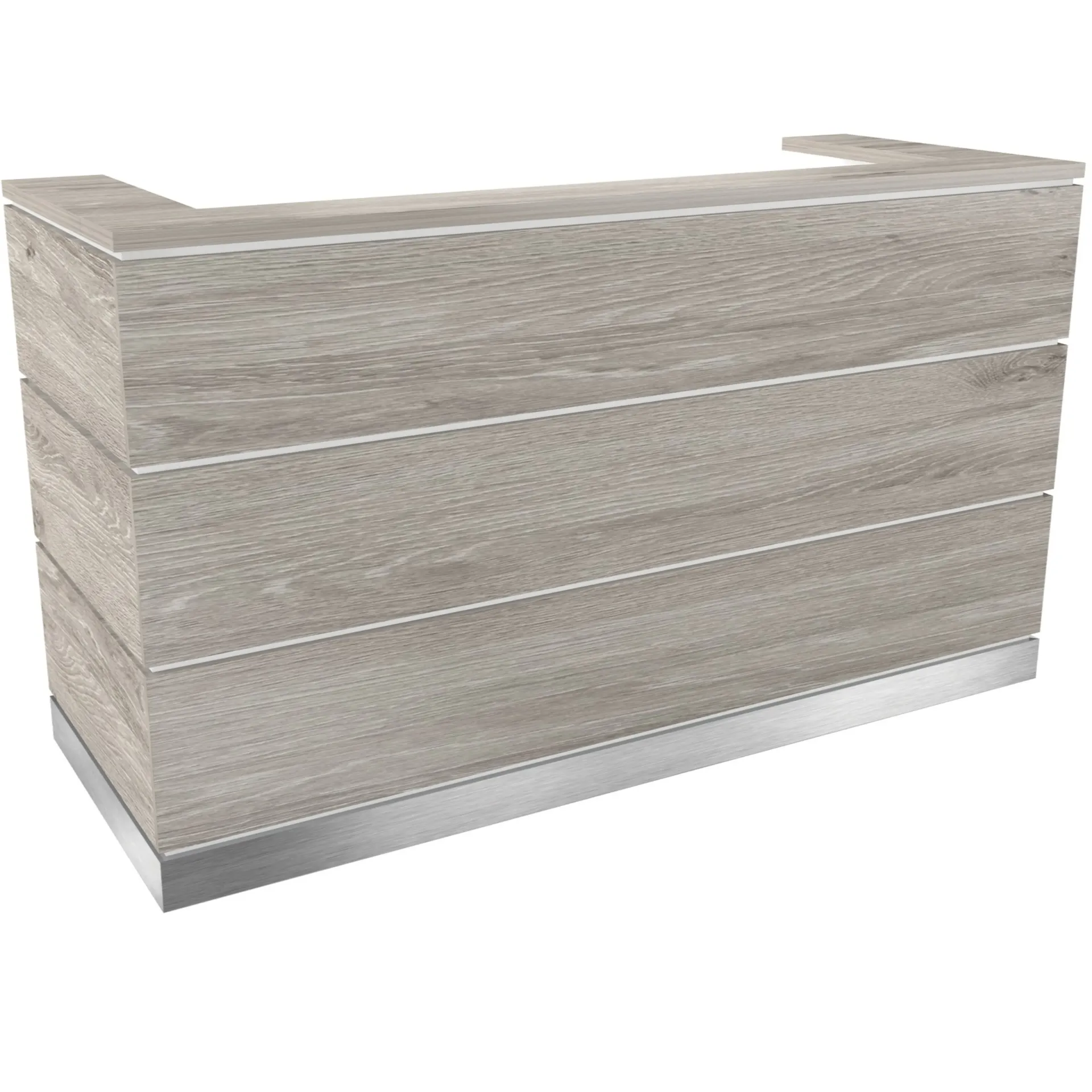 [FURN800-FIN/REC/18080AWT] Finesse Reception (1800x800mm, American Walnut)