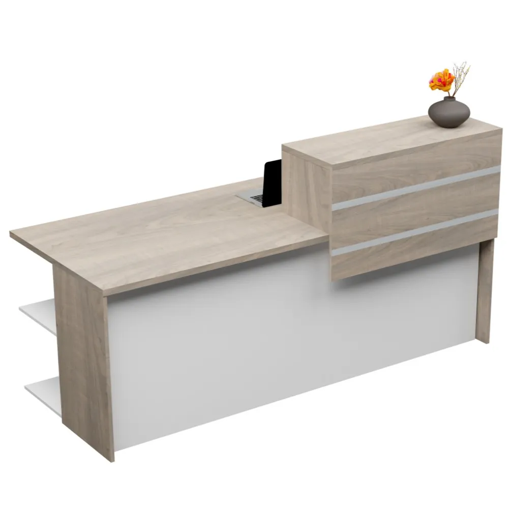 [FURN800-CETA/REC/27070AWT] Ceta Reception (2700x700mm, American Walnut)