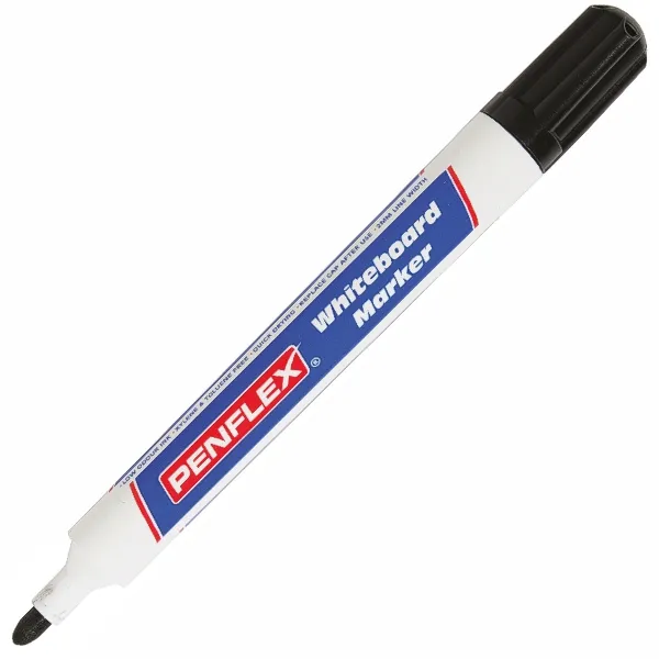[MARK002-804032] Penflex Whiteboard Markers (Black)