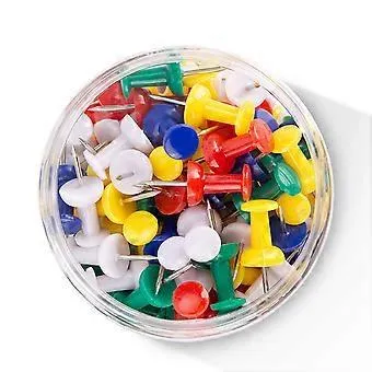 [PIN002-640266] Push Pins Assorted