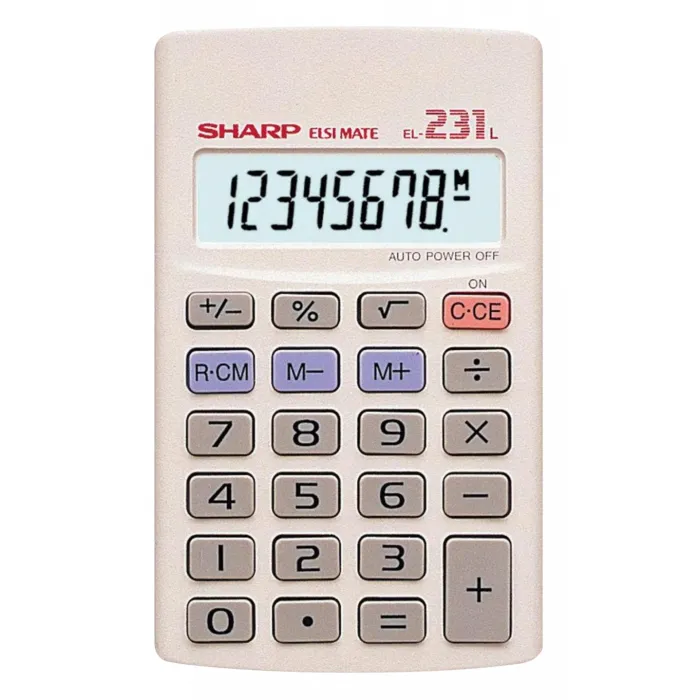[CALC009-231] Sharp EL231 8 Digit Calculator