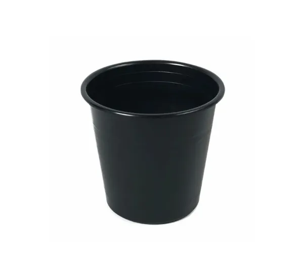 [BIN001-982510] Plastic Round Waste Bin 10L (Black)