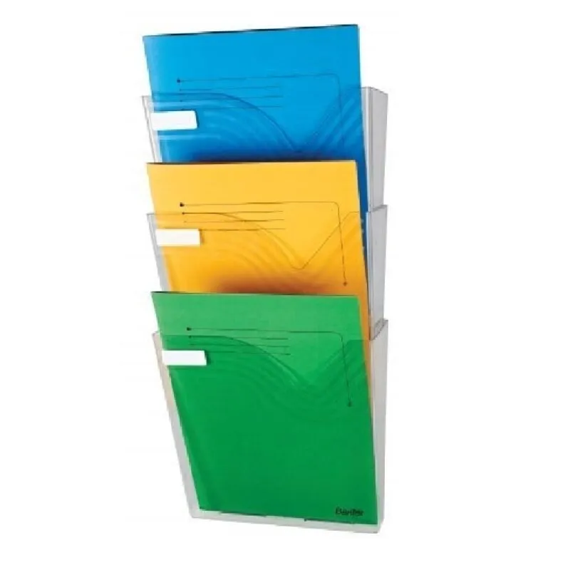Bantex Vision Wall File Organiser Clear