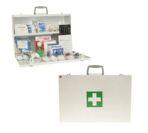 [FIR001-CONREG7] Regulation 7 First Aid Kit (5-50 Persons) in White Metal Box