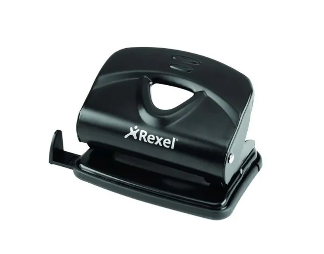 [PUNCH001-110217BLK] Rexel V220 2-Hole Punch 20pg (Black)