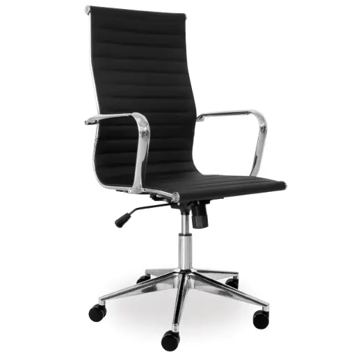 [CHAIR001-BLAZALUSHB] Blaze High Back - Aluminium Base